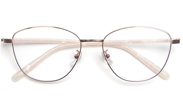 0535 Cat Eye Metal Optical Frame