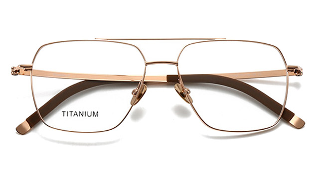 07026 Square Metal Optical Frame