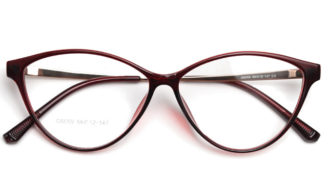 6059 Cat Eye TR90 Optical Frame