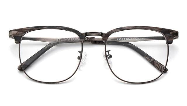 3543 Square Metal Optical Frame